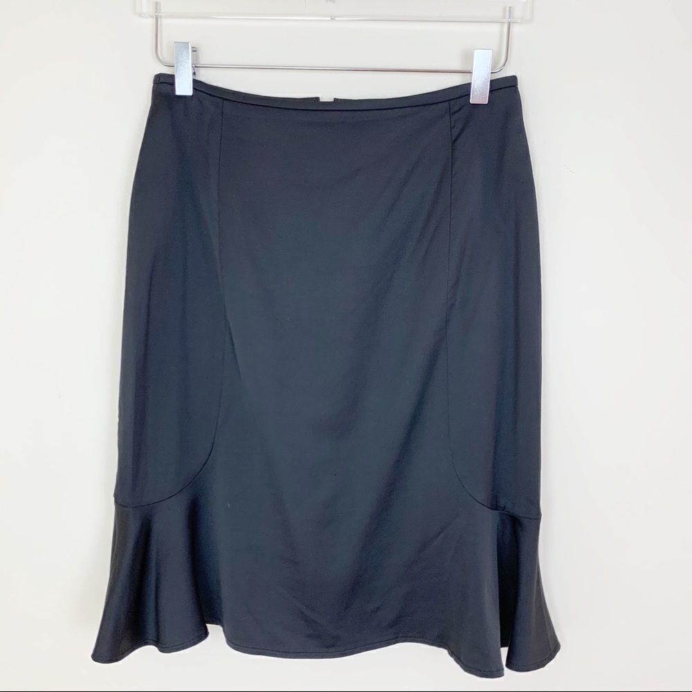 Essential‎ Black Wool Blend Skirt for Work Sz 10.